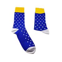 4L Dárkové ponožky modré se vzorem Velikost: 36 - 40