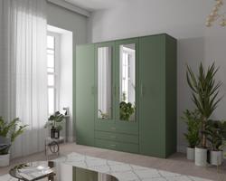 ARK Šatní skříň OLYMP, Zelená 200 cm