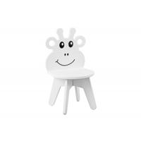 Dětská bílá židle - žirafa