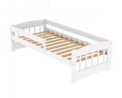 DRW Dětská postel z masivu Edík 160 x 80 cm - barva Bílá