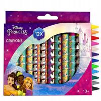DT Voskové pastelky- Disney princezny, 10 cm 12ks