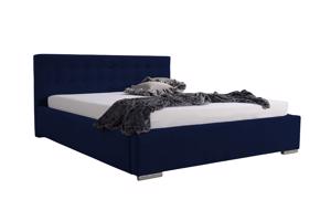 Eka Čalouněná postel Anastasia - Fresh 120x200 cm Barva látky - Fresh: Modrá (11), Úložný prostor: Bez úložného prostoru