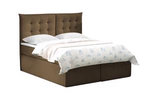 Eka Kontinentální čalouněná postel Soft - Cassablanca (120x200 cm) Barva látky Trinity: (2304) Béžová