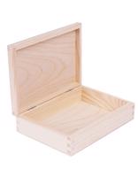 FK Dřevěná krabička - 18x14x5 cm, Přírodní