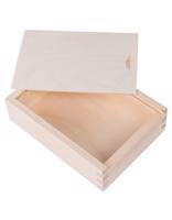 FK Dřevěná krabička na fotografie 10x15 - 19x14x5 cm, Přírodní