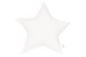 Lněný polštář hvězdička Pure Nature - White