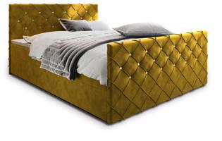 MSL Kontinentální čalouněná postel MARDI (160 x 200 cm) Barva látky: MAGIC VELVET 2234