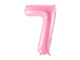 PCo Balónek fóliový "7" - růžová