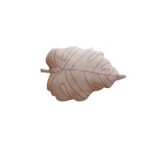 Polštář list Monstera Baby leaf Rose Beige