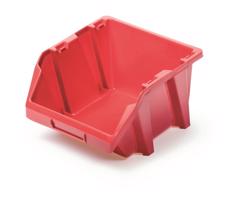 PRO Plastový úložný box BINEER SHORT 214x198x133 červený