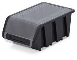 PRO Plastový úložný box uzavíratelný TRUCK PLUS 195x120x90 černý