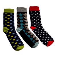 Sada dlouhých pánských ponožek PROTON, vel. 39-41, 3ks (5AB)