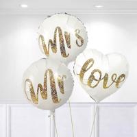 4L Sada svatebních balónků - MR & MRS