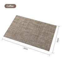 AL Nepromokavé prostírání Plate 30x45 cm, různé barvy Barva: Kávová (Coffee)