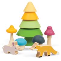 Bigjigs Toys Dřevěná lesní zvířátka
