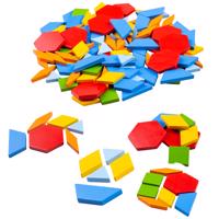 Bigjigs Toys Dřevěná skládačka barevná mozaika