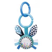 Canpol babies Šustící plyšová hračka s chrastítkem Zig Zag králík modrá