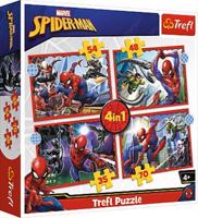 DD Dětské puzzle 4 v 1 -  Spider-man