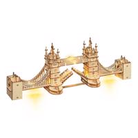 Dede Dřevěné 3D puzzle - Most Tower Bridge svítící