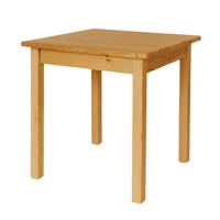 Dede Stůl z masivu borovice 70x70 cm Lak dřeva: Olše