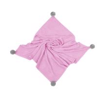 Designová bambusová deka - Baby pink