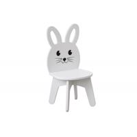 Dětská bílá židle - zajíček