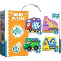 Dětské puzzle pro nejmenší - vozidla na stavě