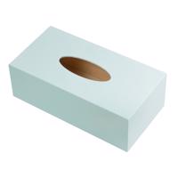Dřevěná krabička na kapesníky - 26x14x8 cm, Modrá