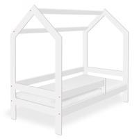 DRW Dětská postel EDA ve tvaru domečku - 160 x 80 cm, Bílá