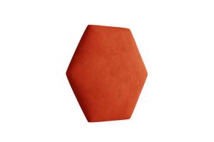 Eka Čalouněný panel Hexagon Trinity 40,5 cm x 35,3 cm - Oranžová 2317