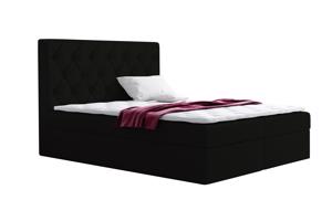 Eka Kontinentální čalouněná postel Elegant - Fresh (120x200 cm) Barva látky - Fresh: Zelenošedá (16)