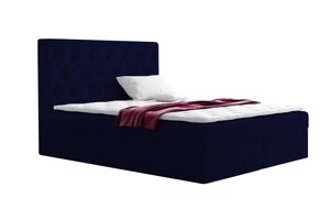 Eka Kontinentální čalouněná postel Elegant - Fresh (180x200 cm) Barva látky - Fresh: Modrá (11)