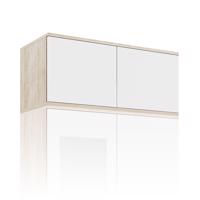 Eka Nadstavba šatní skříně Trinity 90 cm Barva dřeva: Bílá + Sonoma
