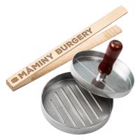 FK Dárkový set - MÁMINY BURGERY (lis na burger) + kleště na grill)