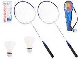 IK Badmintonové rakety + pouzdro na míčky
