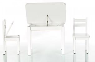 Kids Stůl a dvě židličky ST1 bílá