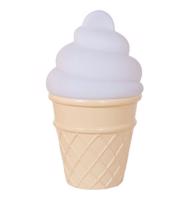 Lampička - Mini zmrzlina bílá