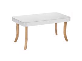 Luxusní bílý stolek obĺžnik