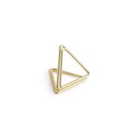 PCo Stojánek na jmenovky - trojúhelník, zlatá 2,3cm, 10 ks