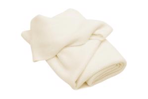 Pletená bambusová deka pre deti - Vanilla