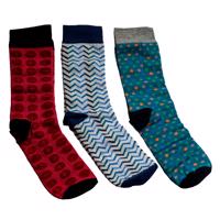 Sada dlouhých pánských ponožek PROTON, vel. 39-41, 3ks (2AB)
