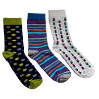 Sada dlouhých pánských ponožek PROTON, vel. 39-41, 3ks (4AB)