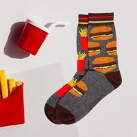 tom Veselé ponožky - Hamburger a hranolky