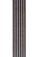 WallART Dekorativní nástěnné lamely s filcem, Dub tmavý / šedý 270x40x0,8 cm - 7 lamel