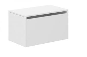 Wood Dětský box na hračky 69 x 40 x 40 cm - Bílý