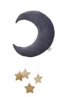 Závěsná dekorace měsíček Shiny - Graphit