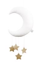 Závěsná dekorace měsíček Shiny - White